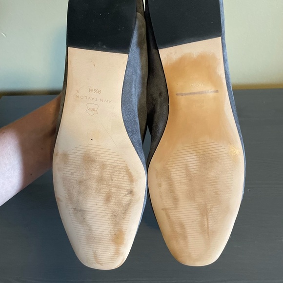 Ann Taylor Step Back Suede Smoking Slippers - Picture 7 of 8